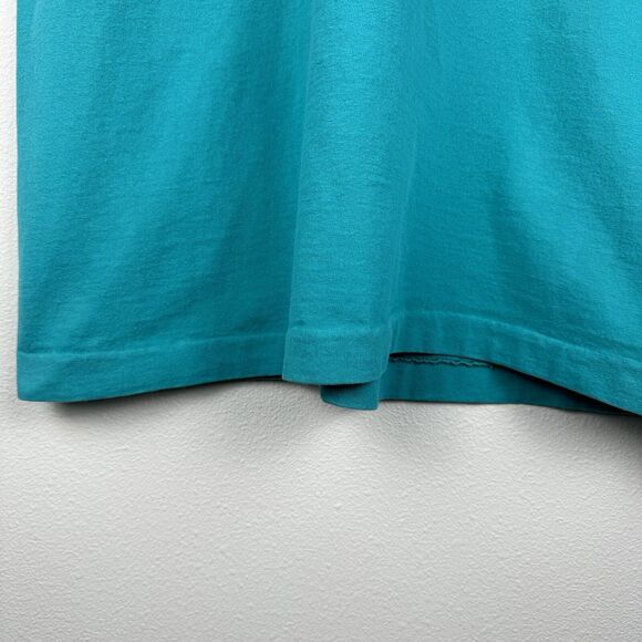 Vintage Steamboating Shirt Aqua Green Size XL Single Stitch Boss Textiles Tag - Picture 6 of 7